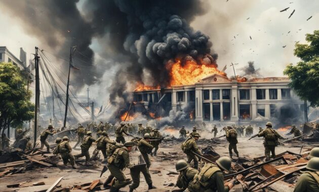 Pertempuran Surabaya Terjadi Pada Tanggal 10 November 1945 Tentara Sekutu