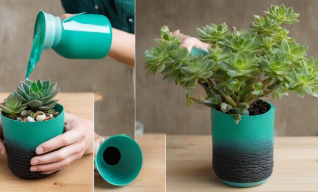 cara membuat pot tanaman dari botol bekas aqua