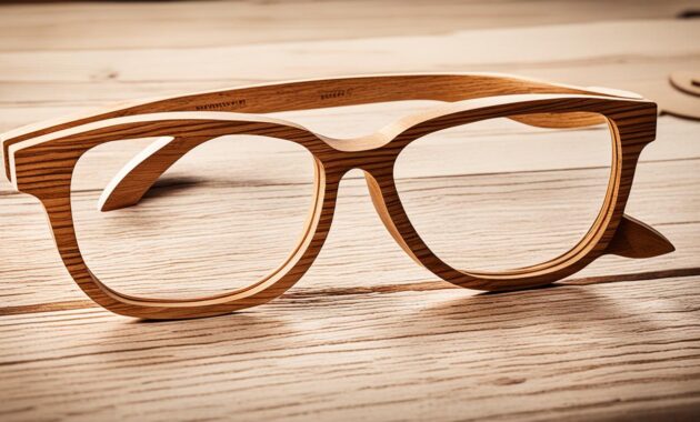 kerangka kacamata kayu